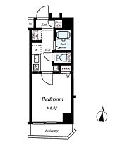 プレール・ドゥーク多摩川 504 ｜ 東京都大田区矢口2丁目27-12（賃貸マンション1K・5階・20.23㎡） その2