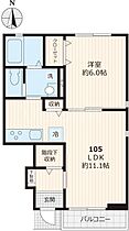 ヴィル・リジエールII 105 ｜ 東京都大田区東糀谷5丁目（賃貸アパート1LDK・1階・40.45㎡） その2