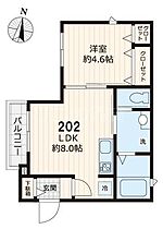 メヌエット奥沢  ｜ 東京都世田谷区奥沢1丁目32-7（賃貸アパート1LDK・2階・31.81㎡） その2