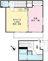 コア　ホーム  ｜ 東京都品川区東大井3丁目（賃貸アパート1LDK・2階・42.79㎡） その2