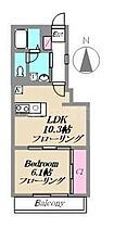 グランディール  ｜ 東京都目黒区緑が丘1丁目13-3（賃貸アパート1LDK・3階・39.74㎡） その2