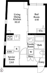 間取図画像 1SLDK