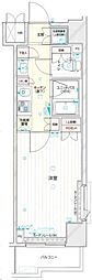 ルーブル多摩川南六郷 1Kの間取図画像