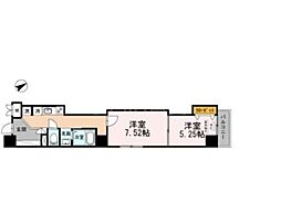 レジデンス大森 2Kの間取図画像
