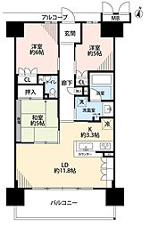 間取図画像 3LDK