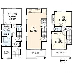 川崎区昭和1丁目 新築一戸建て 2号棟