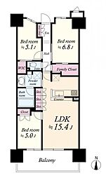 間取図画像 3LDK