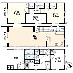 鶴見区市場下町 新築一戸建て B号棟