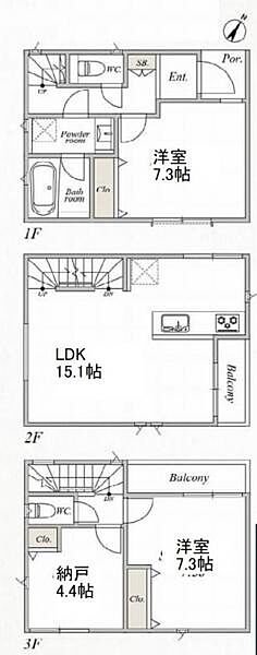 間取りを拡大表示