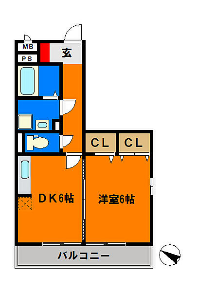 イデアル 101｜千葉県千葉市中央区今井2丁目(賃貸アパート1DK・1階・35.35㎡)の写真 その3