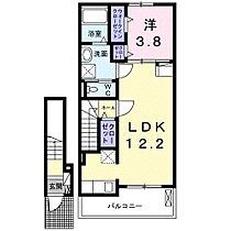 佐賀県唐津市鏡新開（賃貸アパート1LDK・2階・42.56㎡） その2