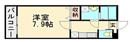 ライラック町田 1Kの間取図画像