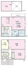 ベルデ西御門 2LDKの間取図画像