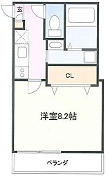 PortBridge 1Kの間取図画像