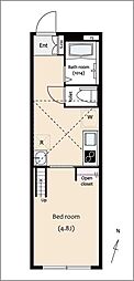 Grande Takasago 1Kの間取図画像