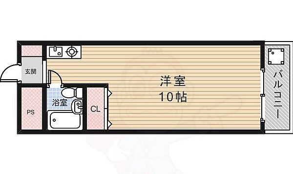 第3村西マンション ｜大阪府池田市石橋４丁目(賃貸マンション1R・1階・22.00㎡)の写真 その2