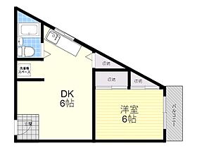 ハイツホワイトベアー  ｜ 大阪府豊中市豊南町南２丁目（賃貸マンション1DK・3階・30.00㎡） その2