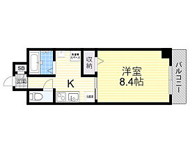 大阪府吹田市豊津町（賃貸マンション1K・7階・25.55㎡） その2