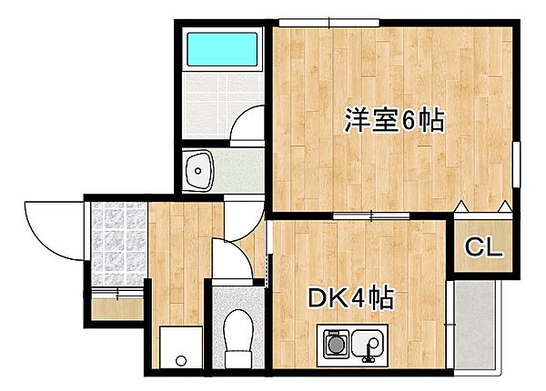 兵庫県神戸市東灘区魚崎南町8丁目(賃貸マンション1DK・2階・24.19㎡)の写真 その2