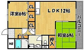 兵庫県明石市松の内1丁目（賃貸マンション2LDK・4階・55.00㎡） その2