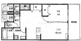 兵庫県姫路市大津区長松（賃貸アパート1LDK・1階・49.78㎡） その2