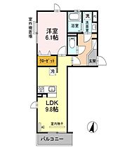 兵庫県姫路市大津区天神町2丁目（賃貸アパート1LDK・3階・40.43㎡） その2