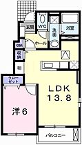 兵庫県姫路市花田町上原田（賃貸アパート1LDK・1階・45.89㎡） その2