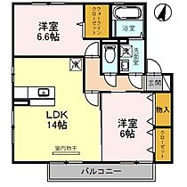 兵庫県明石市大久保町大窪（賃貸アパート2LDK・2階・62.95㎡） その2