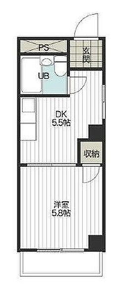 兵庫県明石市和坂(賃貸マンション1DK・3階・23.90㎡)の写真 その2