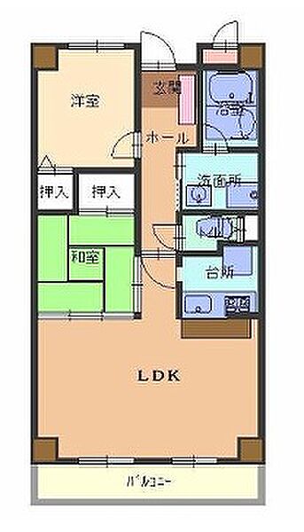 兵庫県加東市社(賃貸マンション2LDK・3階・52.00㎡)の写真 その2