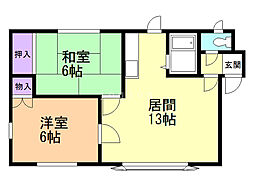 レジデンス発寒Ａ 2階