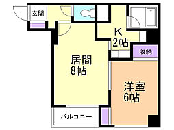 間取図画像 1LDK