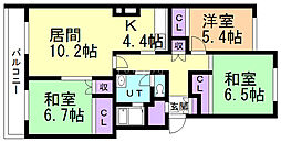 間取図画像 3LDK