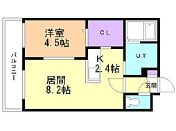 間取図画像 1LDK