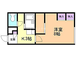 レオパレスハッサムB 2階