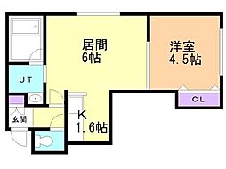 間取図画像 1DK