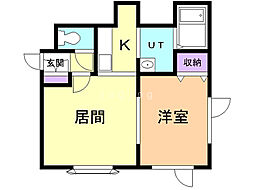 間取図画像 1LDK