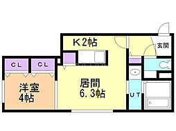 間取図画像 1LDK