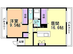 間取図画像 1LDK