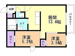 札幌市営東西線 発寒南駅 徒歩10分 2階/-