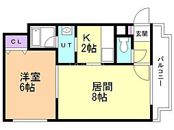 間取図画像 1LDK
