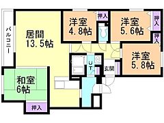 物件の間取り
