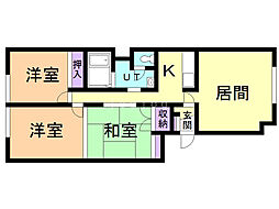 メイユール27 3LDKの間取図画像
