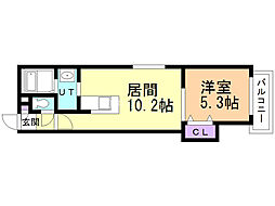 cocotte.Sta 1LDKの間取図画像