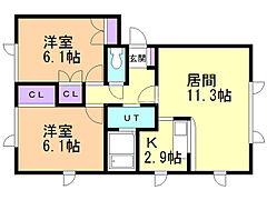 物件の間取り