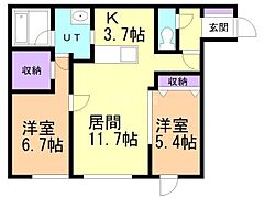 物件の間取り