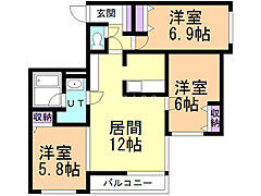 物件の間取り