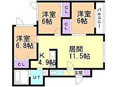 物件の間取り