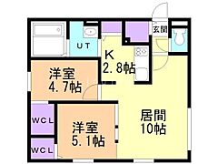 物件の間取り