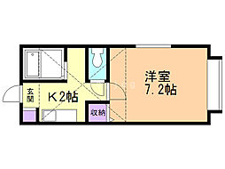 リアライズ 1Kの間取図画像